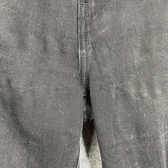 Levi's High Rise Skinny Jeans Women's Size 27 Black Denim Dark Wash Grunge - Picture 3 of 12